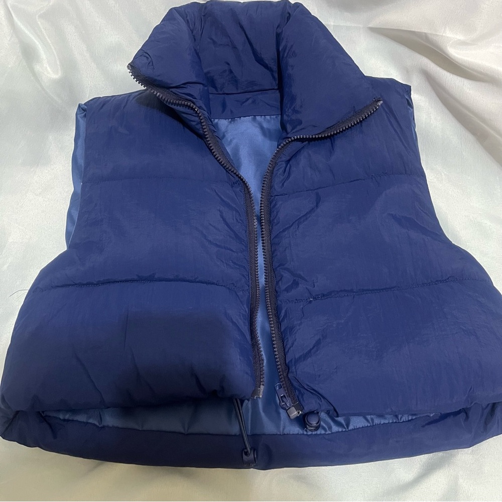 Navy Blue Puffer Vest